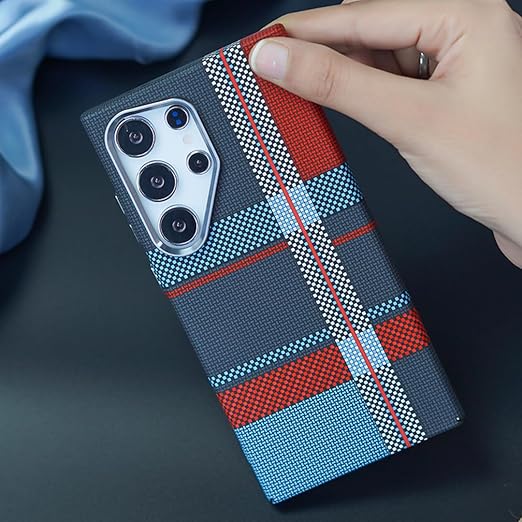 Back Cover Case for Samsung Galaxy S  Series Ultra Shockproof Protective Ultimate Luminous Magnetic Fiber Case
