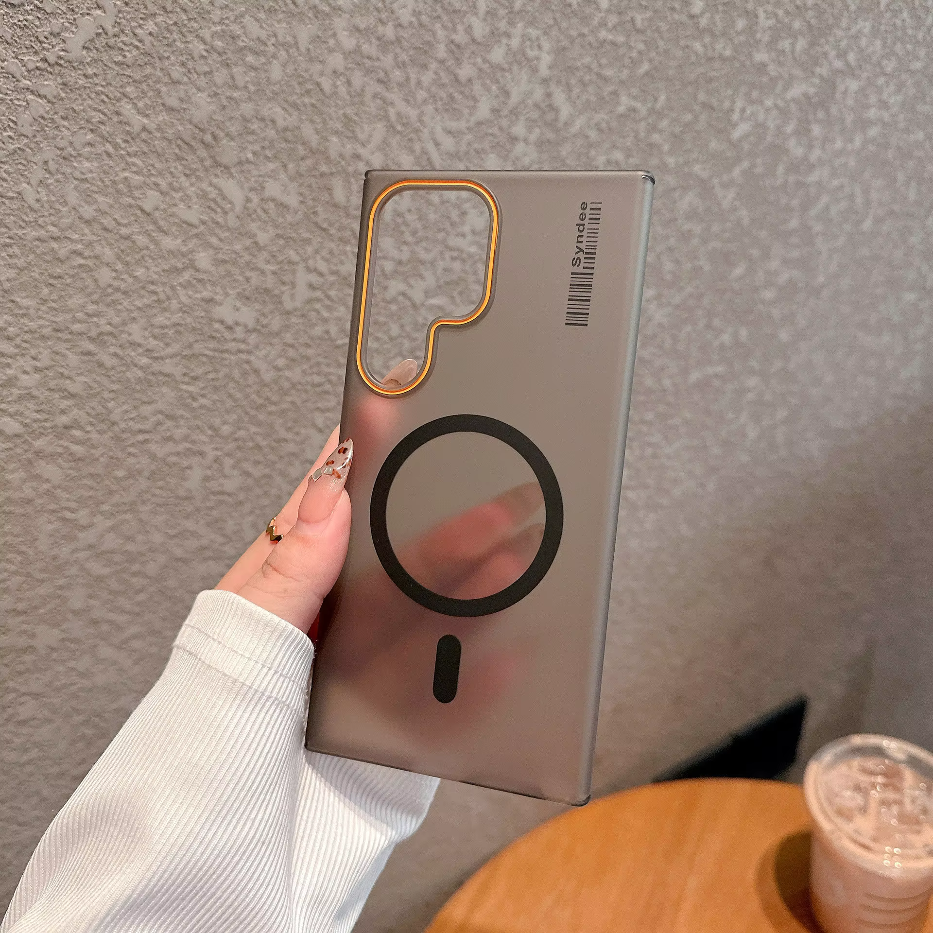 Matte Back Cover Magnetic Phone Case Cover for Samsung Series Ultra PC