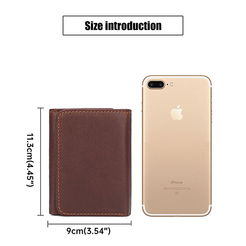 Premium Multi-Functional Men's Leather Wallet & Credit Card Holder