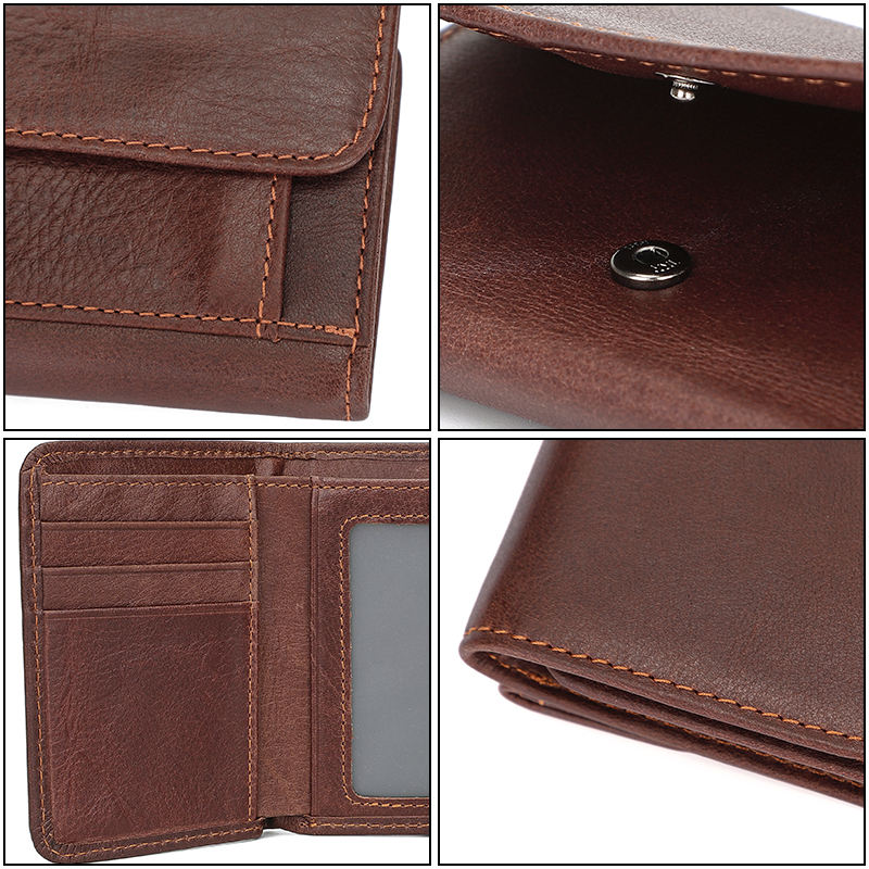 Premium Multi-Functional Men's Leather Wallet & Credit Card Holder