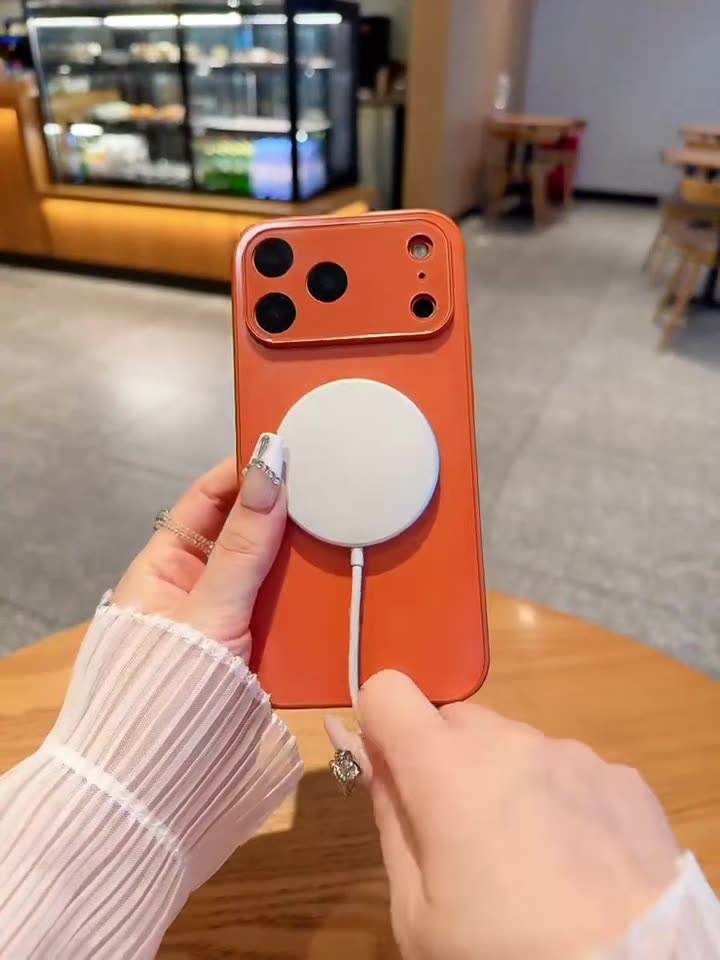 Magnetic Wireless Charging Phone Case for iPhone